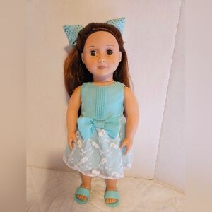 2017 OUR GENERATION 18"DOLL WITH 4PC OUTFIT